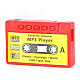 Cassette Tape Style MP3 Player w/ 3.5mm Jack + TF Slot + Mini USB + Earphone - Red + Yellow