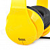 iLeAD MP3 Headband Foldable Headphone - Yellow + Black