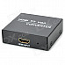 HDMI to VGA Converter w/ Audio Function - Black