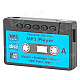 Retro Cassette Shape Mini USB Rechargeable MP3 Player w/ TF Card Slot - Black + Blue (16GB)