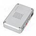 AV / S-Video to HDMI HD Audio Video Converter w/ EU Plug Power Adapter - Silver