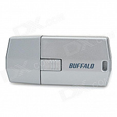 BUFFALO USB 2.0 Dual Micro SD / TF Card Reader - Silver Grey