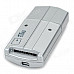 BUFFALO USB 2.0 Dual Micro SD / TF Card Reader - Silver Grey