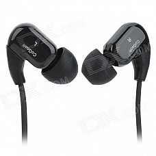 COGOO T02 Sports In-Ear Stereo Earphone w/ Earbuds - Black