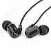 COGOO T02 Sports In-Ear Stereo Earphone w/ Earbuds - Black