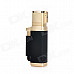 Honest 1# Windproof Butane Gas Jet Ligter - Black + Golden