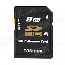 Genuine TOSHIBA SD-K08GR7WA SD Memory Card - Black (8GB)