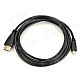 1080p HDMI V1.4 Male to Micro HDMI Male Connection Cable - Black (180CM-Length)