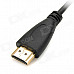 1080p HDMI V1.4 Male to Micro HDMI Male Connection Cable - Black (180CM-Length)