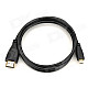 1080p HDMI V1.4 Male to Micro HDMI Male Connection Cable - Black (100CM-Length)