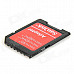 SANDISK TF Card to SD Card Adapter - Black + Red