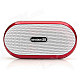 SinGBOX SV-507 Portable Amplifier Speaker w/ FM for Iphone + MP3 - Red