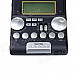 Cherub WRW-106 7" LCD Screen Drum Rhythm Trainer Metronome - Black