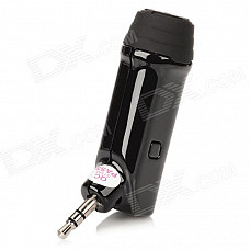 Mini Bluetooth Handsfree Car Kit w/ MP3 Player / Speaker - Black