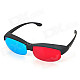 ReeDoon 9869 Anaglyphic Blue + Red 3D Glasses - Red + Blue + Black