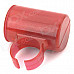 Plastic Finger Sand Hammer for Ukulele / Guitar - Deep Pink