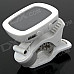 1.5" LCD Color Screen Clip On Chromatic Tuner for Guitar / Bass / Violin / Ukulele - White