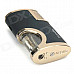 581 Aluminum Alloy Windproof Butane Gas Lighter - Black