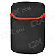 Protective Water Resistant Anti-Static Sleeve Bag for 7" GPS / Tablet PC - Black + Red