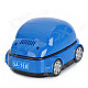 SA168 Car Shape Car Smokeless Ashtray - Blue (2 x AA / USB Power)