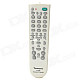 TV-139F Universal Remote Controller for TV or DVD / VCD Player - White + Grey + Green (2 x AA)