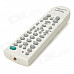 TV-139F Universal Remote Controller for TV or DVD / VCD Player - White + Grey + Green (2 x AA)