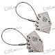 Stainless Steel Poker Card Keychain