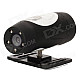 HD-177 0.7" TFT 5MP CMOS Sport Bicycle Digital Video Camcorder w/ TF / Mini USB - White + Black