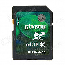 KINGSTON SDX10V SD Flash Memory Card - Black (64GB / Class10)