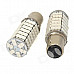 1157 / BY15D 9W 500lm 120-SMD 3528 LED Red Light Car Steering / Brake / Tail / Headlamp Bulb (Pair)