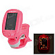 A3 1.3" LCD Screen Clip-On Metronome Tuner - Pink