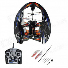 4-CH 2.4GHz Radio Control R/C UFO Airplane w/ Gyro - Orange + White + Black + Blue