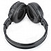 ZL-669 Folding Sport MP3 Player Headphones w/ FM / SD - Black