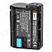 DSTE EN-EL15 7V 2550mAh Replacement Li-ion Battery for Nikon D7100 / D800 / D610 + More - Black