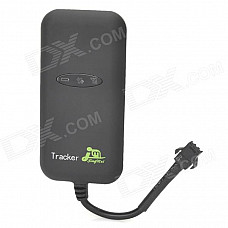 GT 02+ Mini Portable Dual-Mode Waterproof Vehicle GPS Positioning Tracker - Black