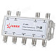 JS-08A 8 x 1 Signal Control DiSEqC Switch - Silver