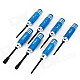 Hex Screw Driver Screwdriver Tool Set For RC Helicopter - Black + Blue + Silver (7PCS)
