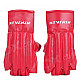 Stylish PU Leather Boxing Training Gloves - Red (Pair)