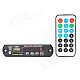 Bluetooth MP3 Decoding Board Module w/ SD Card Slot / USB 2.0 Port / FM / Remote - Black + White