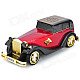 AN-M8 Car Shape Mini 2W MP3 Player Speaker w/ TF Card Slot / USB 2.0 / FM - Black + Red + Golden