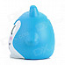 Cute Owl Shape PS Money Coin / Candy Bank for Kids - Blue + White