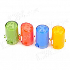 Replacement Plastic Functional Key Set for Xbox 360 Controller - Blue + Red + Green + Yellow
