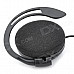 ChenGuang ADG98093 Mega Bass Ear Hook Headset Headphones - Black + Silver (3.5mm Plug / 120cm-Cable)