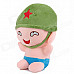 04 Funny Artillery Plush Toy - Green + Pink + Blue