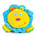Cute Lion Shaped Pulling Vibration Sound Bed Hanging Toy for Baby - Blue + Yellow