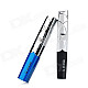 Slender Zinc Alloy Butane Cigarette Lighter - Blue + Black (2 PCS)