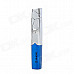 Slender Zinc Alloy Butane Cigarette Lighter - Blue + Black (2 PCS)