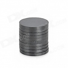 Round Shaped Ferrite Magnet for Electronic DIY - Black (16 x 1.5mm / 10 PCS)