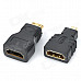 3-in-1 HDMI Male to HDMI Male Cable + HDMI Female to Micro HDMI / Mini HDMI Male Adapters - Black