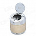 YHG001 High Quality Stainless Steel Automatic Shell Cover Ashtray - Silver + Light Golden